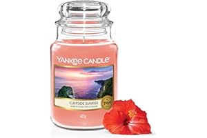 Yankee Candle Scented Candle | Candela in giara grande della Alba Sulla Scogliera | Candele a lunga combustione: fino a 150 ore | Regali perfetti per le donne
