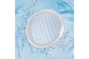 ‎KWODE KWODE LED Poolbeleuchtung PAR56, 40W Kaltweiß LED Unterwasserleuchten Poolscheinwerfer IP68 Wasserdicht, Pool Lichter Leuchten Unterwasser für Swimming Pool 12V DC/AC (Kaltes Weiß)