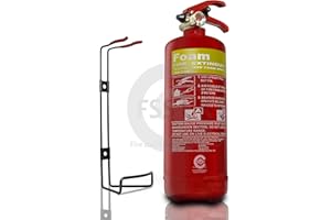 Premium FSS UK 2 Litre AFFF Foam Spray Fire Extinguisher. British Standard Kitemarked and CE. Ideal for Boats Homes Kitchen Workplace Offices Warehouses WORKSHOPS GARAGES Hotels Restaurants