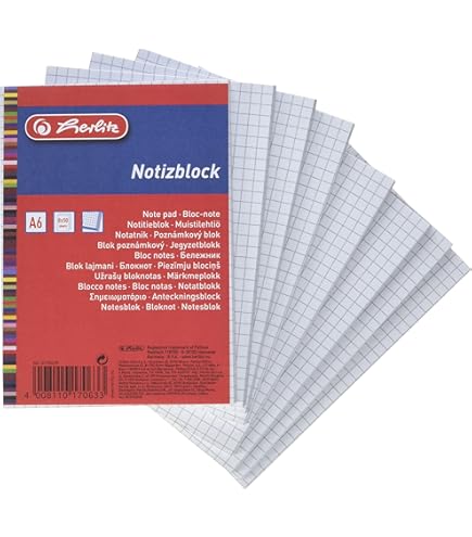 Landre 100050639 Notebook Without Cover Din A6 50 Pages Blank