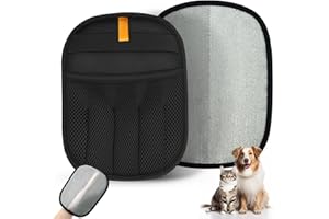 Erzekrim Tierhaarentferner Handschuh, Antistatisch Katzenhaarentferner, Wiederverwendbare Tierhaarentferner, Handschuh Tierhaarentfernung für Sofas, Teppiche, Kleidung und Autositze