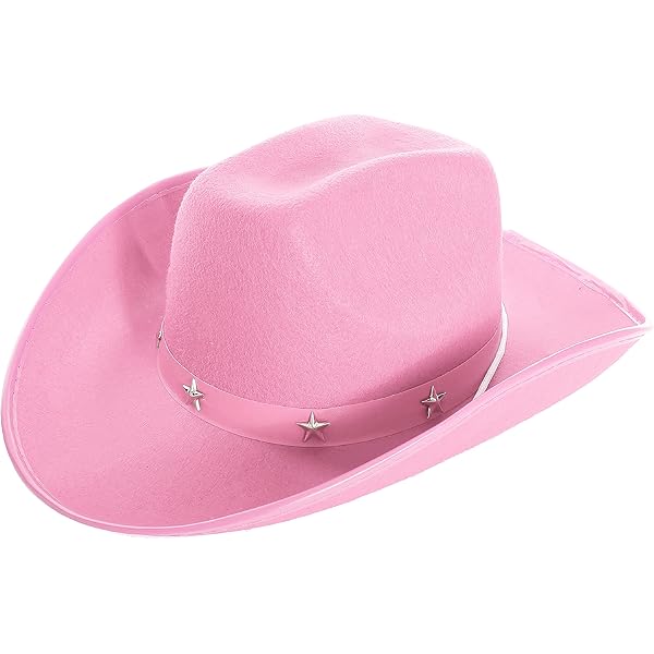 Cappelli Da Cowboy Per Feste - Pack 10 Pezzi Rosa Stile Western - Foto 12