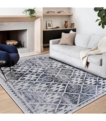 Ikea VONSBÄK rug, low pile, 170x230 cm, dark blue : Buy