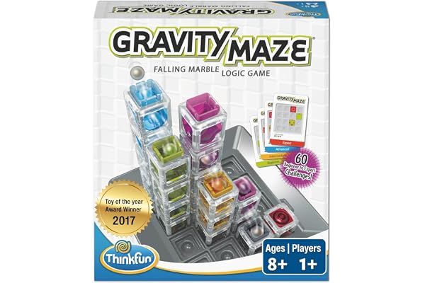 Thinkfun - Gravity Maze - Falling Marble Brain Game and Stem Toy for Kids Age 8 Years And Up
