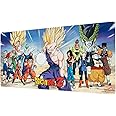 Grupo Erik - XXL Dragon Ball Z Mouse Mat - Desk Mat 80 x 35 cm | Under Hand Office, Anime Mouse Pad, Gaming Mouse Pad, Office