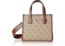 Guess SB866577-LGW Silvana 2 Compartment Mini Tote, Beige