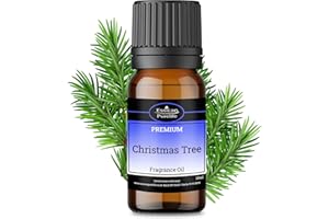 AUTHENTIC OIL CO Christmas Tree Fragrance Oil, Christmas Tree Oil, Fragrance Oils For Candle Making, Wax Melts, Soap, Burner, Bath Bombs, Diffuser Oil Christmas - Christmas Fragrance Oil Scent - Vegan & UK Made - 10ml