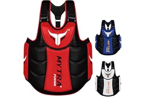 Mytra Fusion Chest & Belly Protector Body Shield Body Armor Body Pad Body Protector Chest Ribs and Belly Protector for Boxing MMA Muay Thai Fitness Gym Workout