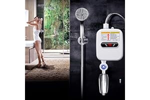 CuCummoo "Scaldacqua elettrico istantaneo doccia display digitale bagno cucina soffione doccia 3500 W 220 V Instant ABS Environmental protezione dalle perdite piccolo scaldabagno