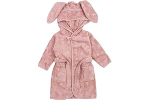 Müsli by Green Cotton Baby-Mädchen Bathrobe Bunny