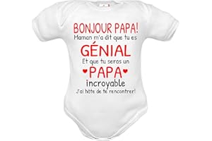 CORREDINO NEONATO body bébé papa magnifique et fantastique maman magnifique et merveilleux cadeau de naissance