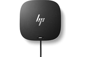 ‎HP HP USB-C-Dockingstation G5 – Universelle USB-C Dockingstation mit 100W Power Delivery, Multi-OS Kompatibilität, Kompaktes Design, Netzwerkmanagement, Schwarz