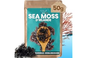 VIRHEA Sea Moss 50g Entière – Mousse de Mer Irlandaise – Algue Séchée Naturelle