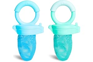 Munchkin Fresh Food Feeder, 2 Pack, Blue/Mint