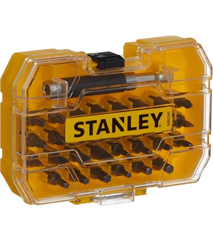 Stanley Bit-Set Pozidriv Nr. 2 – 25 Stück, 1/4" Sechskant, Für Schraubendreher