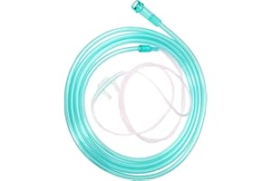 ‎TIGA-MED Sauerstoffbrillen Nasenbrillen 1 Stück weich/soft grün mit 210cm O2-Schlauch Sauerstoffbrille Nasenbrille