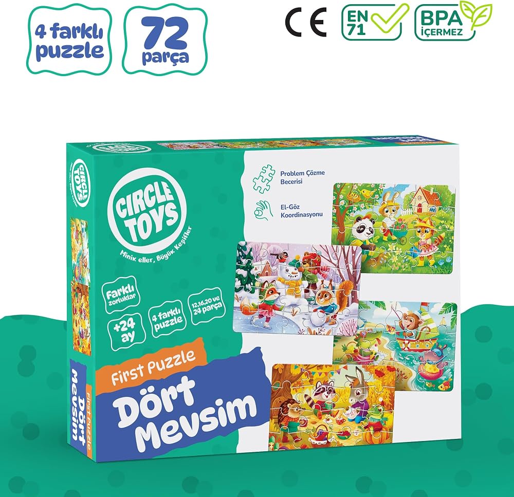 Circle Toys 4 Mevsim Puzzle