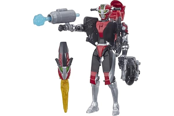 Power Rangers Beast Morphers - Figurine Robot Deluxe Cruise Beastbot Convertible - Compagnon du Ranger Rouge – 15 cm - Jouet