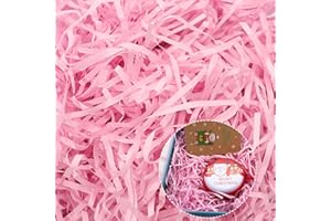 AERZOUSER Materiale di riempimento da 200 g, carta triturata per confezione regalo, materiale di riempimento per imballaggio, fornisce una buona protezione e decorazione per i regali (Rosso porpora)