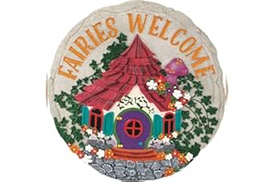 Spoontiques Fairies Welcome Stepping Stone Decorative Garden Stone