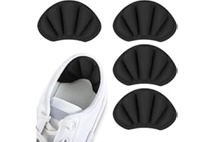 ‎FLINTRONIC Flintronic 2 Paar Sneaker Reparatur Patch, Fersen Patch, Schuhe Ferse Reparatur Sneaker, Leder Fersenschutz, Fersenpolster Reparatur für die Meisten Arten, Schwarz
