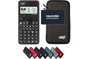 Casio fx-991CW ClassWiz con Custodia Protettiva WYNGS inclusa Grigio Scuro - Calcolatrice Scientifica - Pacchetto Base