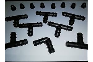 FERRITALIA KIT DI ACCESSORI PER ALA GOCCIOLANTE PER IMPIANTO DI IRRIGAZIONE A PETTINE PER 8 FILE DI PIANTE