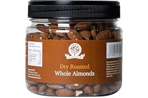 Nutural World - Mandorle intere tostate a secco - Non salate (500g) - Vincitore del Great Taste Awards