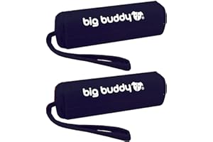 big buddy - Canvas Food Fetch Dummy, Treat Retrieval Bag for Dog Training (Twin Pack, Navy Blue)