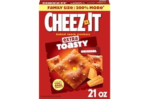 Cheez it Extra Toasty Baked Snack Kex 595 g Familjestorlek