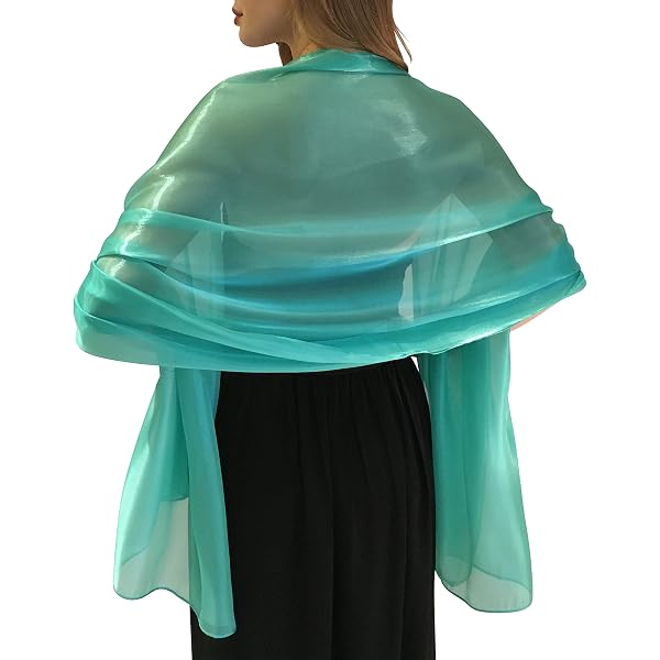 Châle Foulard élégant En Mousseline 100% - Cape Légère Pour Mariage, Soirée, Plage, Polyvalent, Taille Libre