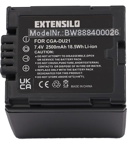 PATONA Battery CGA-DU14 Compatible with Panasonic CGA-DU06, CGA-DU07