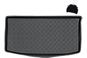 M MOTOS Tappeti in PE per bagagliaio adatto per Fiat Panda II 2003-2012 Migliorate il vostro comfort di viaggio con il resistente tappetino per auto - tappetino per bagagliaio per tutte le stagioni, p