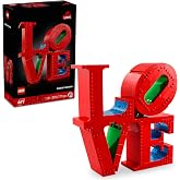 LEGO Art LOVE Production Set 31214 &ndash; Robert Indiana Statue Decorative Making Set That Can Be an Office or Home Gift for Adults