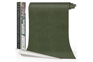 Xroam Pelle Adesiva per Riparazioni Divano, 40x100 cm Pelle Adesiva Verde Retrò, Patch di Riparazione in Pelle Autoadesiva, Riparazione Adesiva per Divani, Sedili Auto, Mobili, Borse