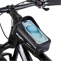 Sacoche De Cadre Vélo Aichilra étanche – Support Téléphone 6,8" TPU, 1L, Avec Fermeture étanche Pour VTT Et Route