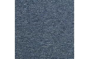 MONSTER SHOP 40 x Carpet Tiles Storm Blue 10m2 Heavy Duty Commercial Retail Shop Office Home Domestic Premium Flooring Easy Installation 50cm x 50cm Square Anti Slip