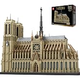 Reobrix Mimari Notre-Dame de Paris Yapı Seti, Notre-Dame Katedrali'nin B&uuml;y&uuml;k Modeli, Zorlu Koleksiyoncu S&uuml;r&uuml;m&uuml; &Uuml;nl&uuml; Yerler Se