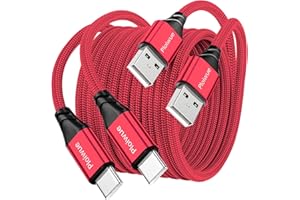 PLOIWUE 3M USB C Kabel (2 Stück) Ladekabel und Datenkabel USB C Schnellladekabel für Samsung Galaxy S10/S9/S8+, Huawei P30/P20, Google Pixel, Sony Xperia