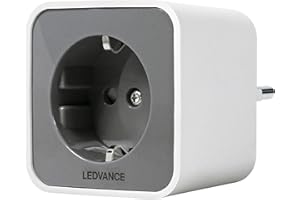 ‎LEDVANCE LEDVANCE SMART+ Plug, Przełączane gniazdo ZigBee, do sterowania oświetleniem w inteligentnym domu, bezpośrednio kompatybilne z Echo Plus i Echo Show (2. generacji), kompatybilne z Philips Hue Bridge