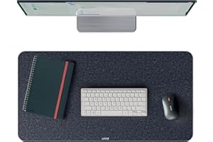 Duża filcowa mata Leitz na biurko – Wielofunkcyjna mata ochronna na biurko wykonana z filcu, ma naturalny wygląd i jest przyjemna w dotyku, 70 x 36 cm, szara