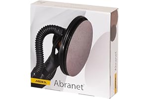 Mirka Abranet Disques abrasifs filet Ø 225 mm autoagrippant - grain P180-25 pcs - pour poncer le bois, le mastic, la peinture, le plastique - 5422302518