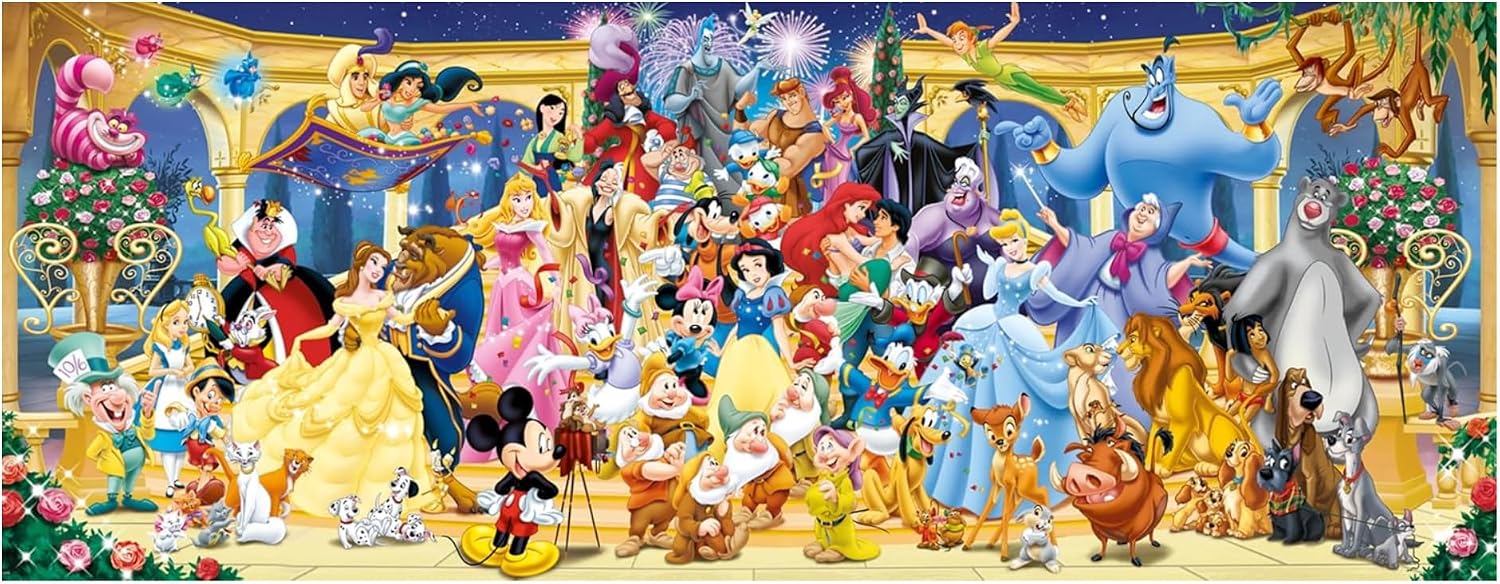 Ravensburger - Puzzle 1000 Piezas Disney Panorama | Puzles 1000 Adultos y Niños | Puzzle Disney de Niños a Partir de 14 Años o Más | Puzzles para Adultos | 70x50cm