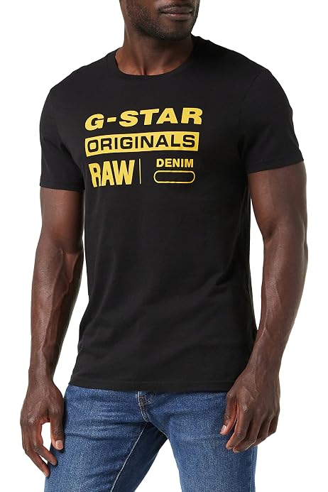 G-STAR RAW Men's Lash Straight Fit T 
