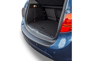 Travall Protector Compatible with Vauxhall Meriva B (2009-Current) TBP1112P - Vehicle-Specific Black Smooth Plastic Moulded Rear Bumper Protector