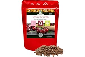 NAKURU | Queue de Cerise | Gamme Power | Fabriqué en France | "Pour se Refaire la Cerise !" | (90 Gélules de 325mg / Poids Net: 29,25g)