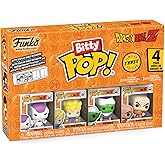 Funko Bitty Pop! 4 Pack: Dragon Ball Z - Frieza 100% Final Form,Vegeta | Official Anime Merchandising - Mini Figures 2.2 cm w