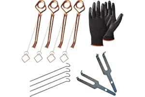 SPARIL Pièges A Taupes X4, Campagnols, Rats Taupier. Anti Taupe. Accessoires Contre Les Rongeurs De Votre Potager. pour Eliminer Les Nuisibles De Votre Jardin sans Répulsif Ultrasons, Chimique Ou Fumigène.