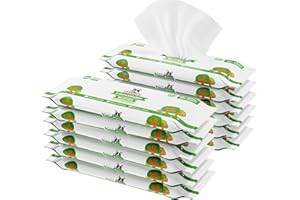 POGI'S PET SUPPLIES Pogi salviette da Viaggio per Cani – rinfrescanti e a Base vegetale, per la Cura Quotidiana – tè Verde, 240 Pezzi