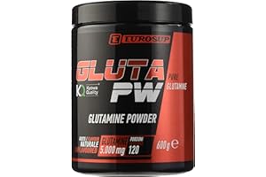 EUROSUP GLUTA PW - 600 g - Gusto Naturale - 100% glutammina di origine vegetale da fermentazione - Qualità KYOWA QUALITY® - Recupero e rigenerazione muscolare - Vegan